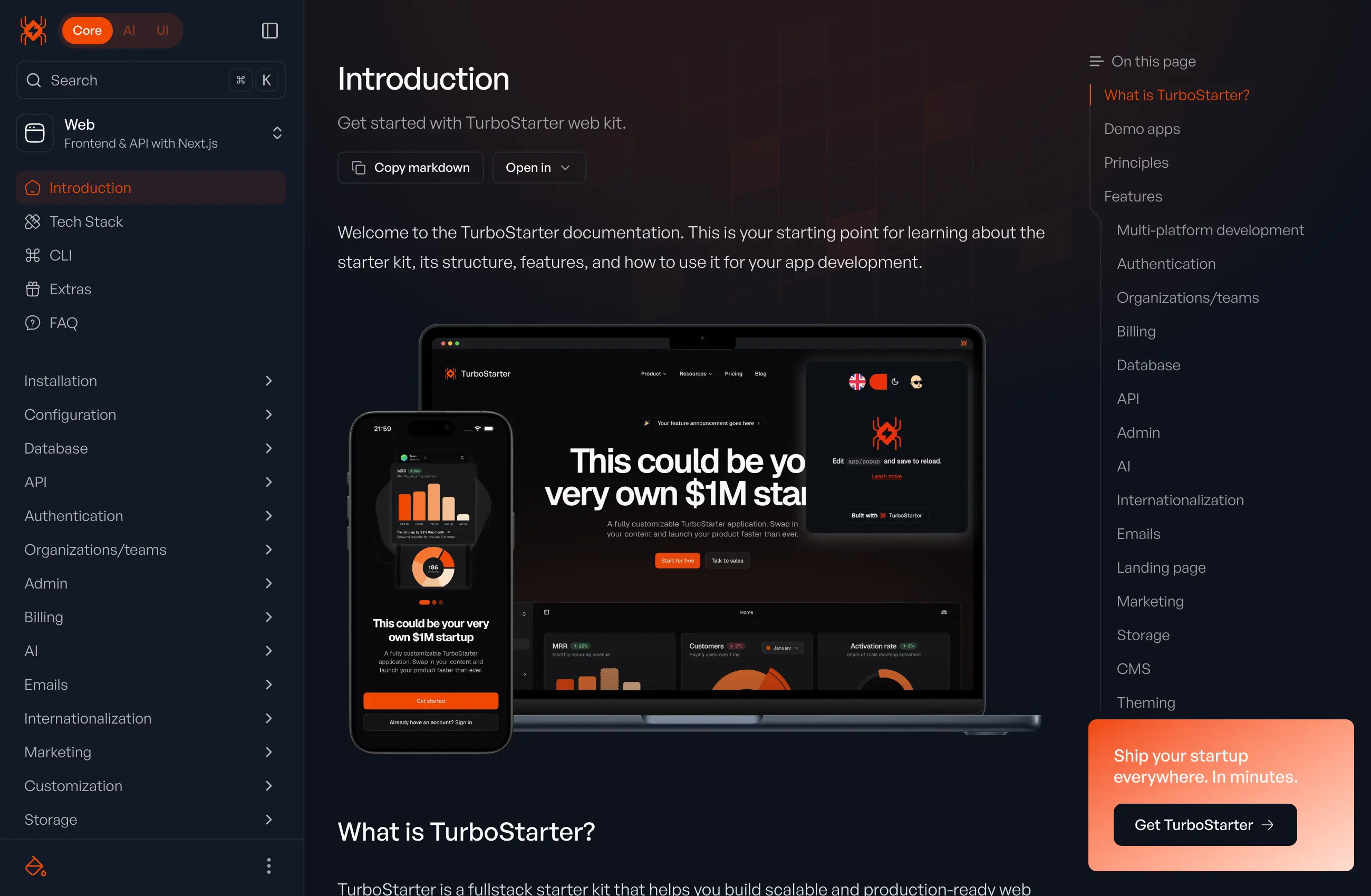 Template interface placeholder for the OMEGA design